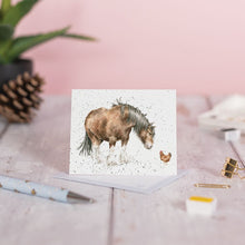 Load image into Gallery viewer, &#39;Farmyard Friends&#39; Horse Mini Gift Card
