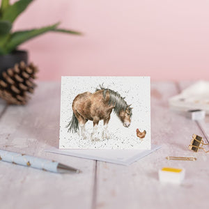 'Farmyard Friends' Horse Mini Gift Card