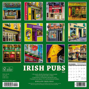 Irish Pubs 2024 18-Month Calendar