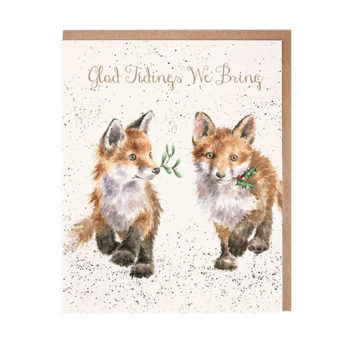 'Glad Tidings We Bring' Fox Card