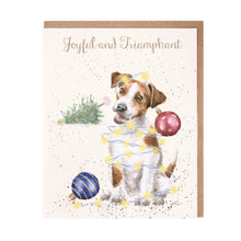 Load image into Gallery viewer, &#39;Joyful and Triumphant&#39; Jack Russell Card
