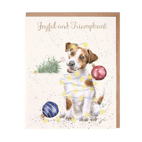 'Joyful and Triumphant' Jack Russell Card