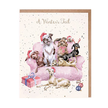 Load image into Gallery viewer, &#39;A Winter&#39;s Tail&#39; Dog Card
