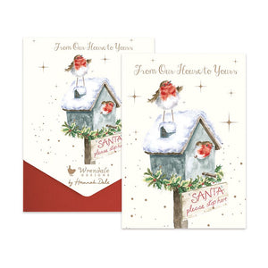 'Please Stop Here' Robin Christmas Card Pack