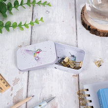 Load image into Gallery viewer, &#39;Wisteria Wishes&#39; Hummingbird Mini Gift Tin
