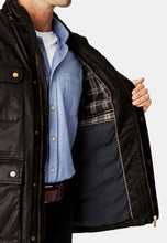 Load image into Gallery viewer, Cotton Twill Carbon Finish Biker Jacket
