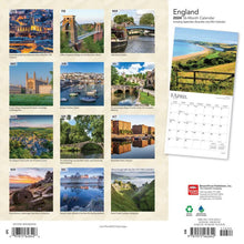 Load image into Gallery viewer, England 2024 16-Month Calendar
