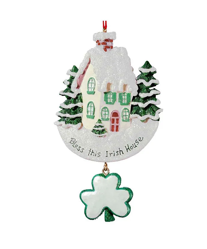 Bless This Irish House Ornament