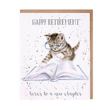 Load image into Gallery viewer, &#39;New Chapter&#39; Cat Retirement Wrendale Card
