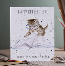 Load image into Gallery viewer, &#39;New Chapter&#39; Cat Retirement Card
