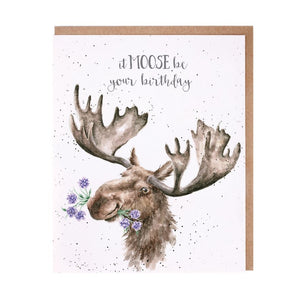 'Melvin Moose' Birthday Card