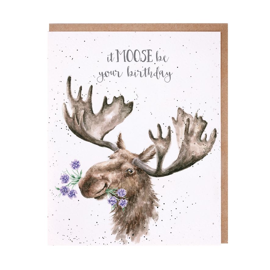 'Melvin Moose' Wrendale Birthday Card