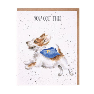 Wrendale 'Super Dog' Terrier Card