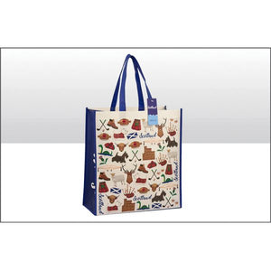 Reusable Shopping Bag - Scotland Icons