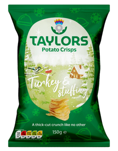 Taylors Festive Turkey & Stuffing Flavour Potato Crisps 150g