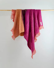 Load image into Gallery viewer, Avoca Fuchsia Contemporary Mohair Throw

