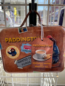 Paddington Bear Cookies Suitcase Tin (Brown)