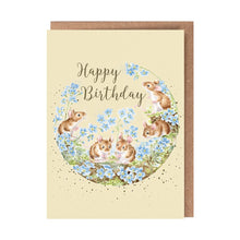 Load image into Gallery viewer, &#39;Forget Me Not&#39; Mouse Birthday Card
