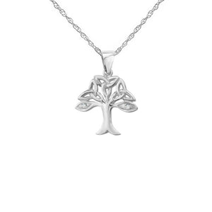 Celtic Tree of Life Silver Pendant
