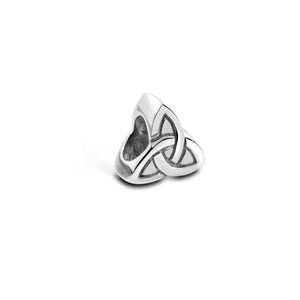 Celtic Trinity Knot Silver Keepsake Triangle Bead