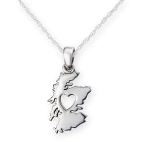From the Heart of Scotland Silver Pendant