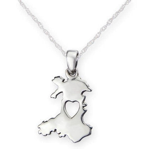 From the Heart of Wales Silver Pendant