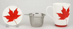 Memories of Canada Tea Mug with Infuser & Lid