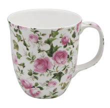 Load image into Gallery viewer, Pretty Chintzy Pink Roses Java Mug

