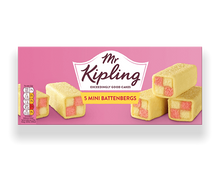 Load image into Gallery viewer, Mr. Kipling Battenberg Mini Cakes-5 pak
