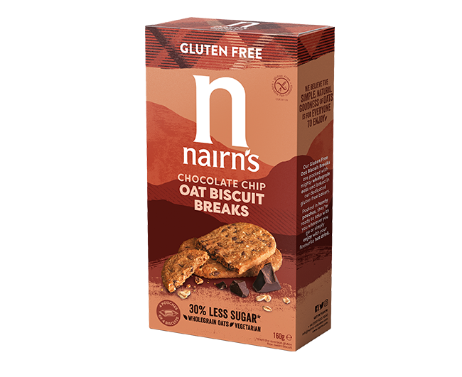 Nairn's Gluten Free Chocolate Chip Oat Biscuits