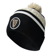 Load image into Gallery viewer, Guinness Black &amp; White Premium Pom Beanie
