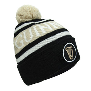 Guinness Black & White Premium Pom Beanie