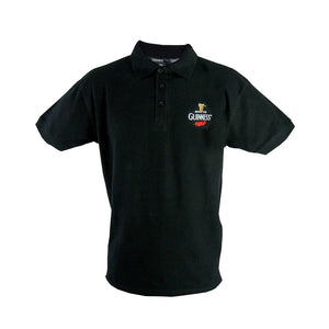 Guinness Black SIgnature Emblem Polo Shirt