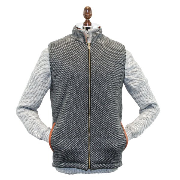 Diamond-Textured Fleece Jacket