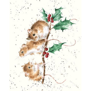 Christmas Mice Mini Holiday Card