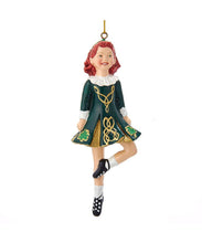 Load image into Gallery viewer, Dancing Irish Girl Ornament
