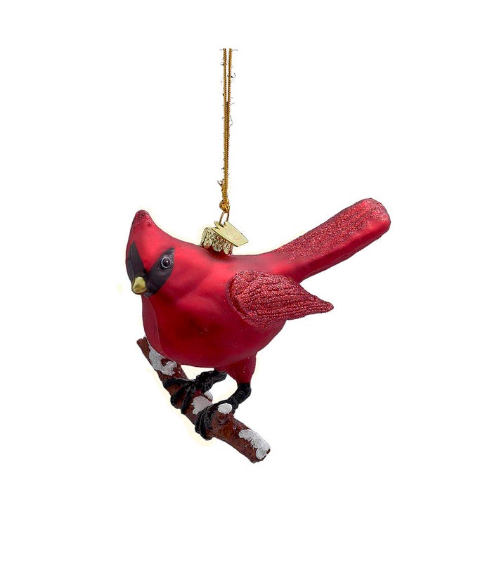 Noble Gems™ Glass Cardinal Ornament