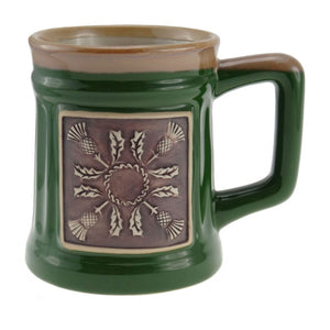 Thistle Stoneware Mug - Green