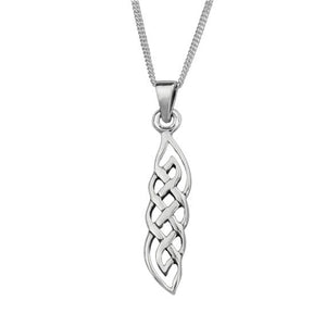 Celtic Knotwork Silver Plated Pendant
