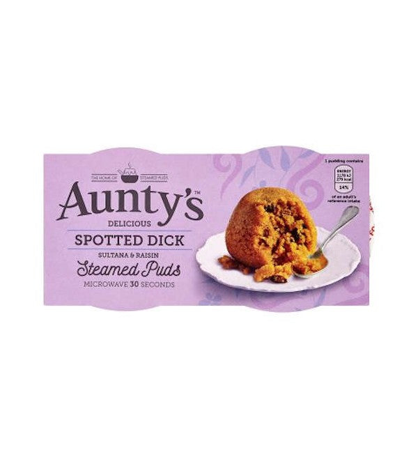 Aunty's Spotted Dick Steamed Puds