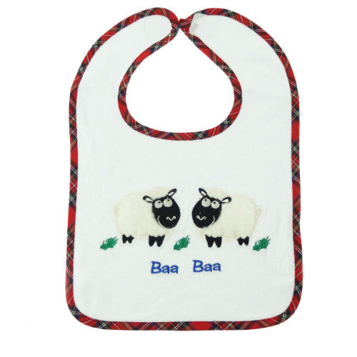 Embroidered Bib - Sheep