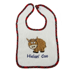 Embroidered Bib - Hielan’ Coo
