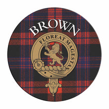 Load image into Gallery viewer, Clan Crest Tartan Coaster
