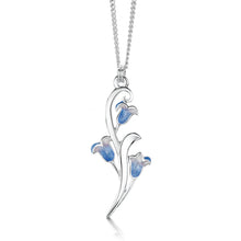 Load image into Gallery viewer, Bluebell 3-flower Small Pendant Necklace in Sterling Silver
