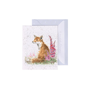 'Foxgloves" Mini Card