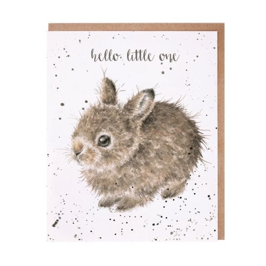 Hello Little One New Baby Card Wrendale