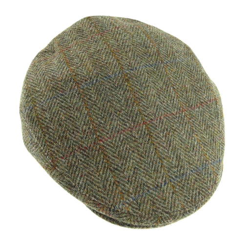 Harris Tweed Cap Green