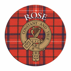 Clan Crest Tartan Coaster