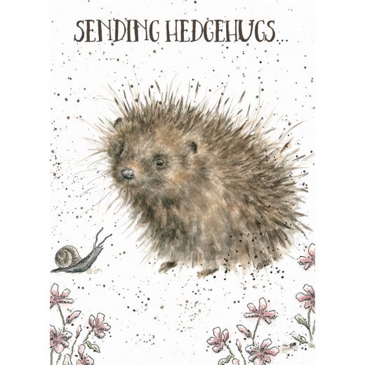 Wrendale Sending Hedgehugs Card