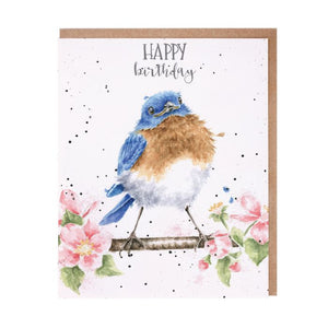 'The Bluebirds Song' Birthday Card